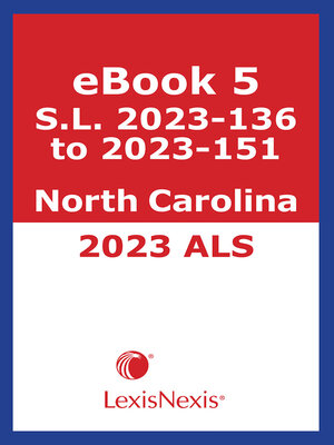 cover image of North Carolina Advance Legislative Service